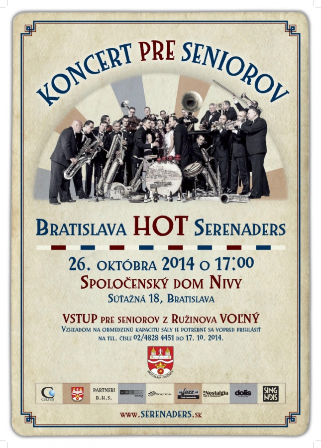 KONCERT BRATISLAVA HOT SERENADERS