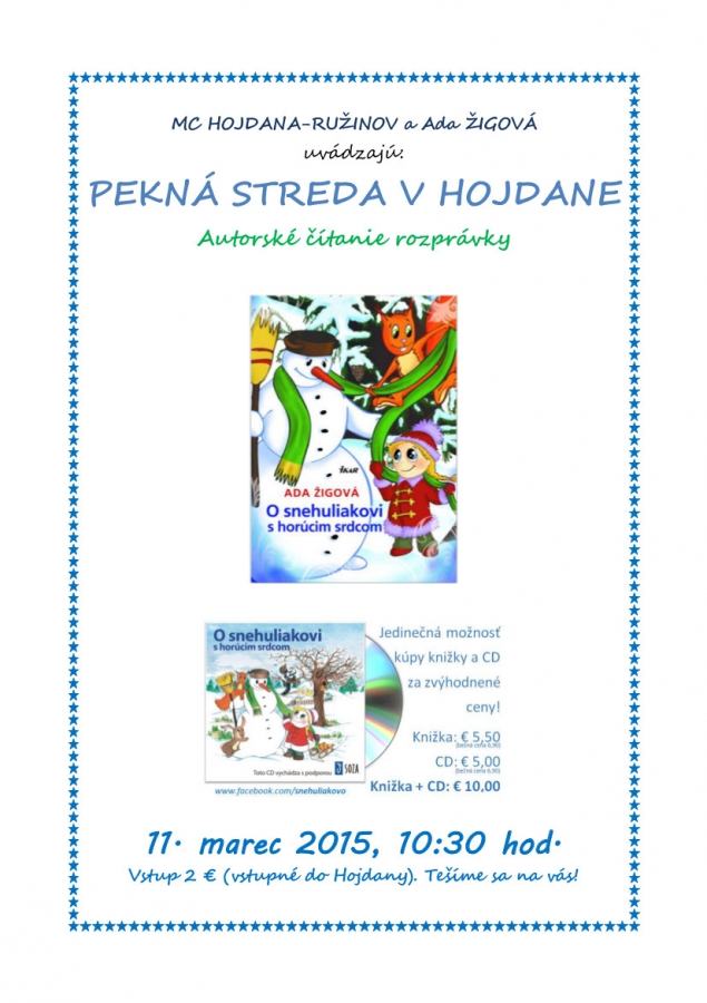 Pekná streda v Hojdane