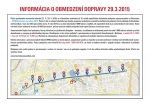 Dopravné obmedzenia ČSOB Maratón 29.3. 2015