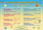 Letné tvorivé dopoludnia pre deti 
