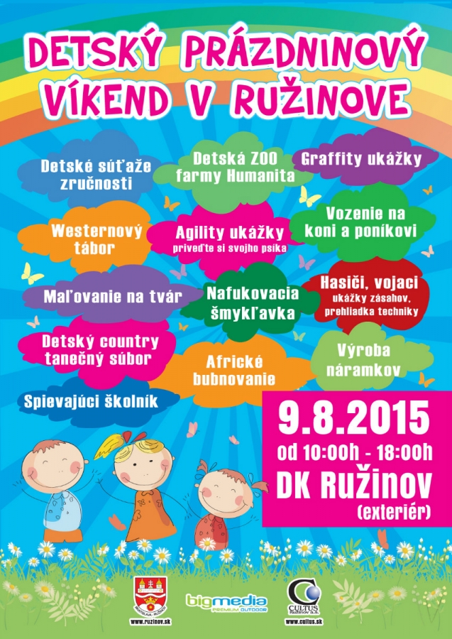 Deti v Ružinove zažijú špeciálny prázdninový víkend