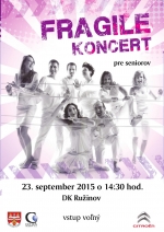 Koncert Fragile pre seniorov z Ružinova