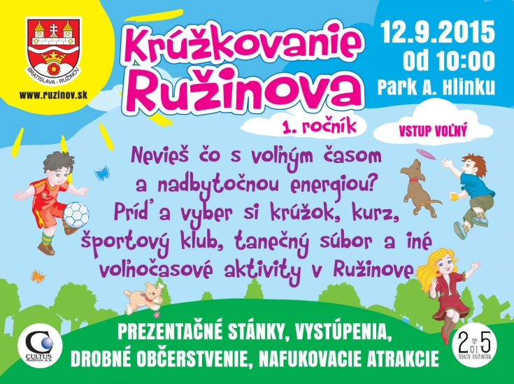 Krúžkovanie Ružinova