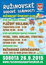 Ružinovské hodové slávnosti: športové turnaje 