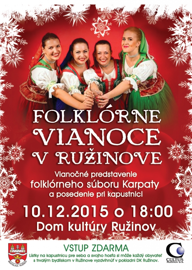Folklórne vianoce v Ružinove