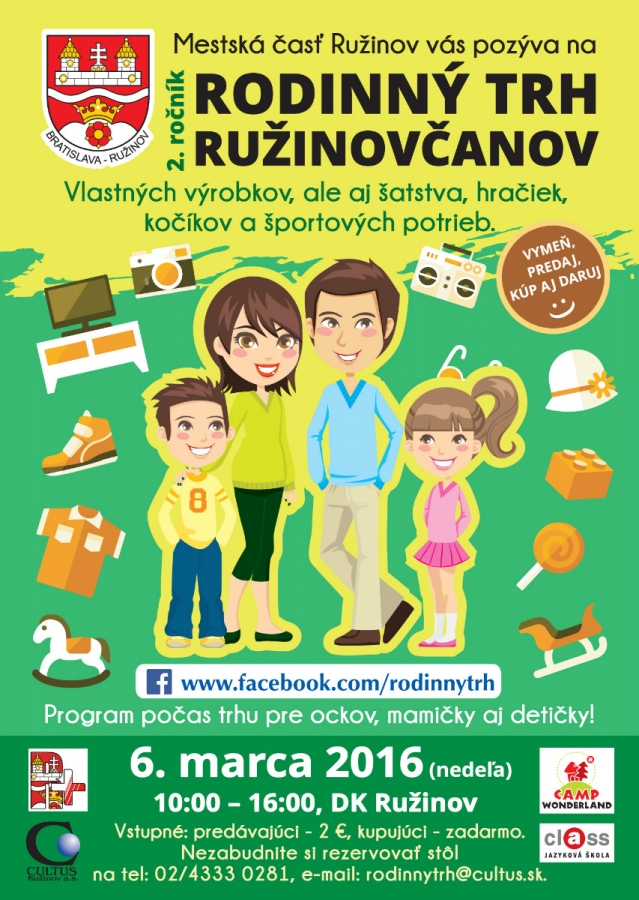 Rodinný trh Ružinovčanov