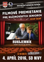 Filmové premietanie pre ružinovských seniorov