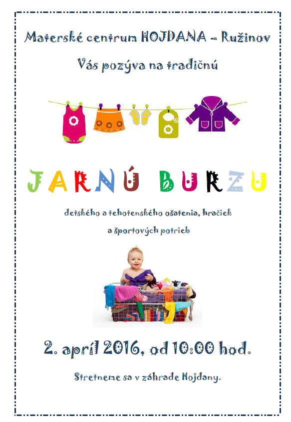 Jarná burza v Hojdane 