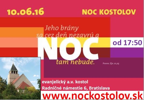Noc kostolov 2016 v Prievoze