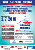 Majstrovstvá SR v diaľkovom plávaní a Ružinovský plavecký maratón