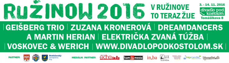 O pár dní začne Festival Ružinow, vystúpia Kronerová i Geišbergovci