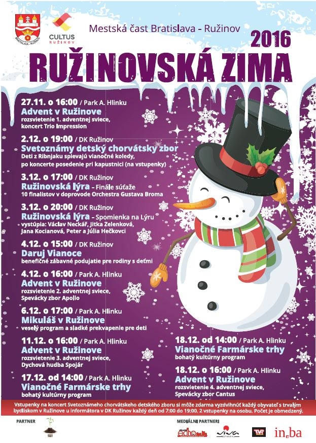Ružinovská zima 2016