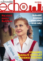 Ružinovské echo December 2016