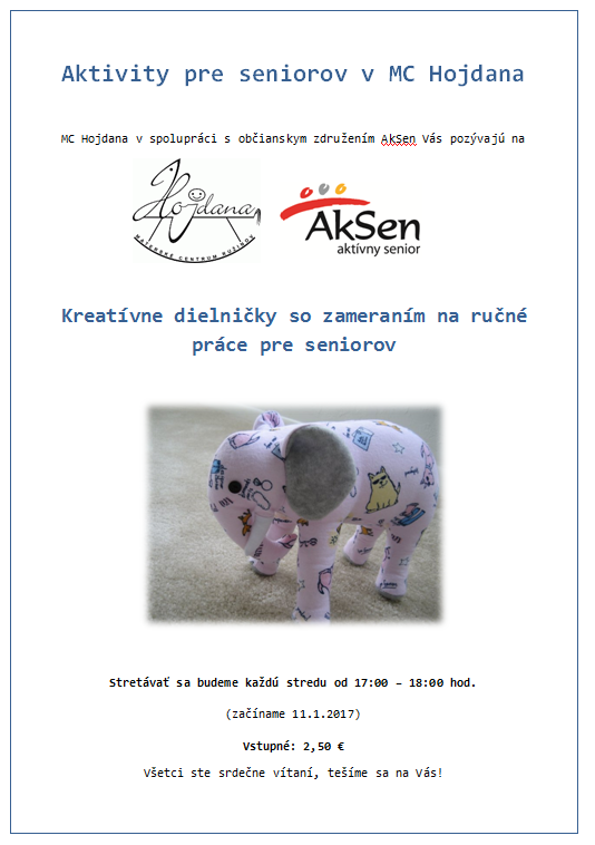 Aktivity pre seniorov