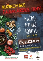 Farmárske trhy v Ružinove