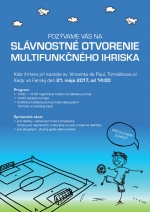 Otvorenie multifunkčného ihriska-Farský deň
