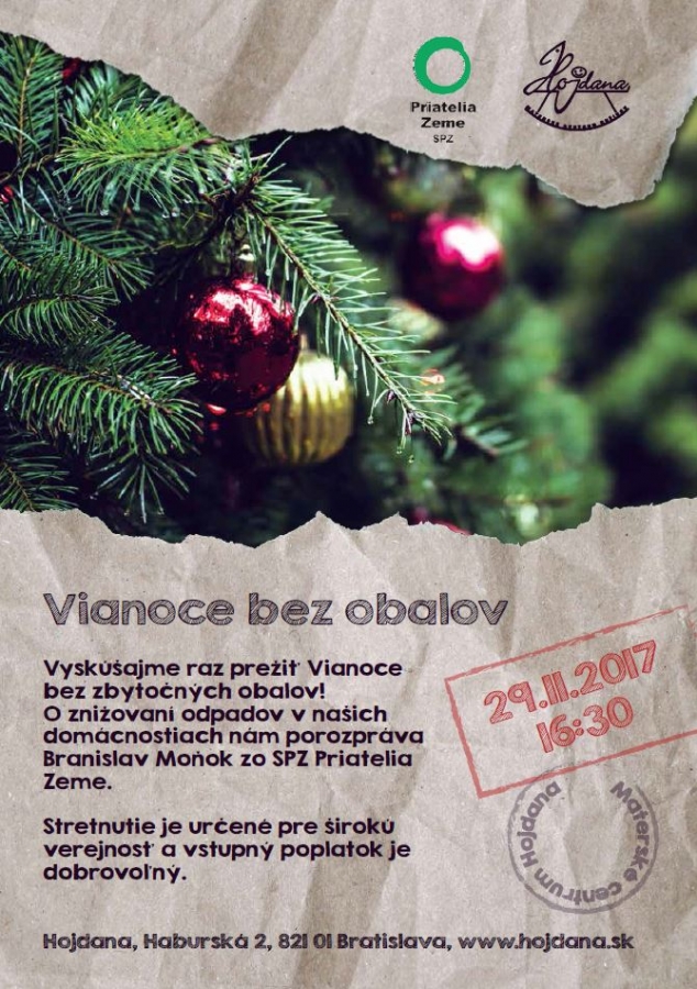 Skúsme raz Vianoce bez zbytočných obalov 