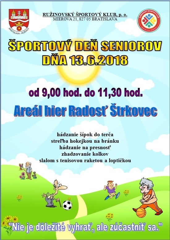 "Športový deň seniorov"