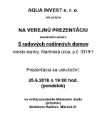 Verejná prezentácia stavebného zámeru