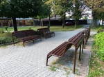 Opravené lavičky Park na Vrútockej a Vietnamskej