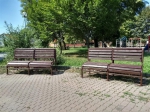 Opravené lavičky Park na Vrútockej a Vietnamskej