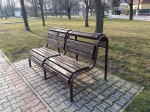 Opravené lavičky Park na Vrútockej a Vietnamskej
