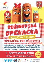 Ružinovská opekačka 2018 - prvých 50 návštevníkov špekáčik zdarma!