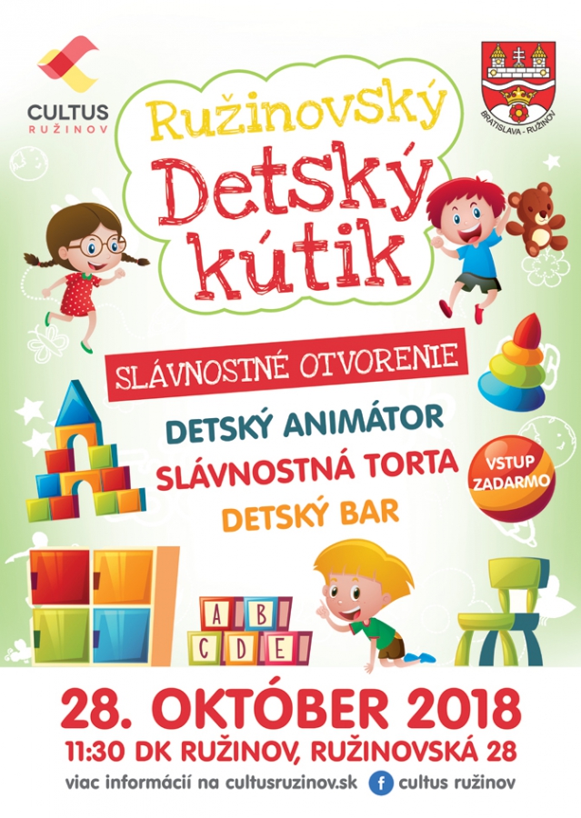 Otvorenie nového detského kútika v DK Ružinov
