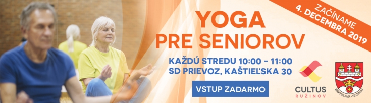 Yoga pre seniorov z Ružinova