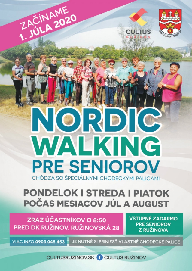 Nordic walking v Ružinove