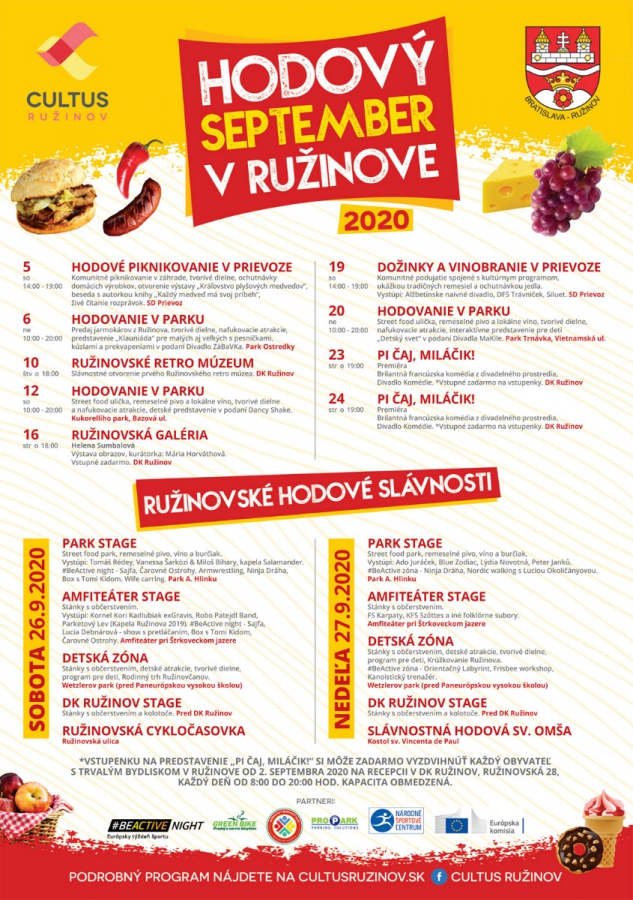 HODOVÝ SEPTEMBER: HODUJEME S VAMI CELÝ MESIAC 