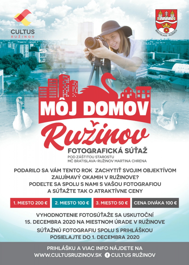 MÔJ DOMOV RUŽINOV: FOTOGRAFICKÁ SÚŤAŽ