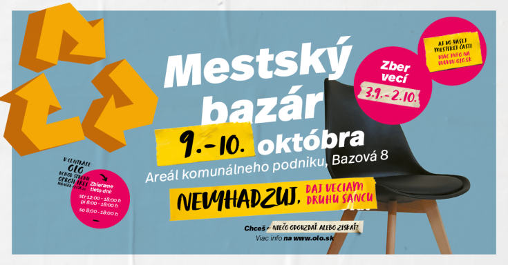 Začal sa zber vecí na Mestský bazár