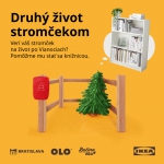 Vyzbierané vianočné stromčeky sa vrátia Bratislave