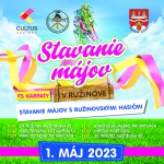 Stavanie májov v Ružinove