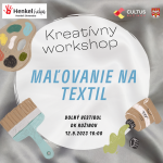 Kreatívny workshop pre seniorov - maľovanie na textil	