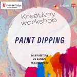 KREATÍVNY WORKSHOP: PAINT DIPPING