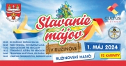 Tradičné stavanie májov v Ružinove
