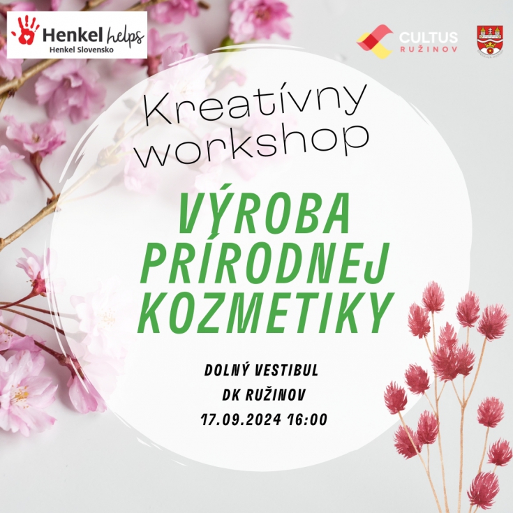 Workhop pre seniorov: Výroba prírodnej kozmetiky