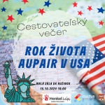 Cestovateľský večer: Rok života aupair v USA
